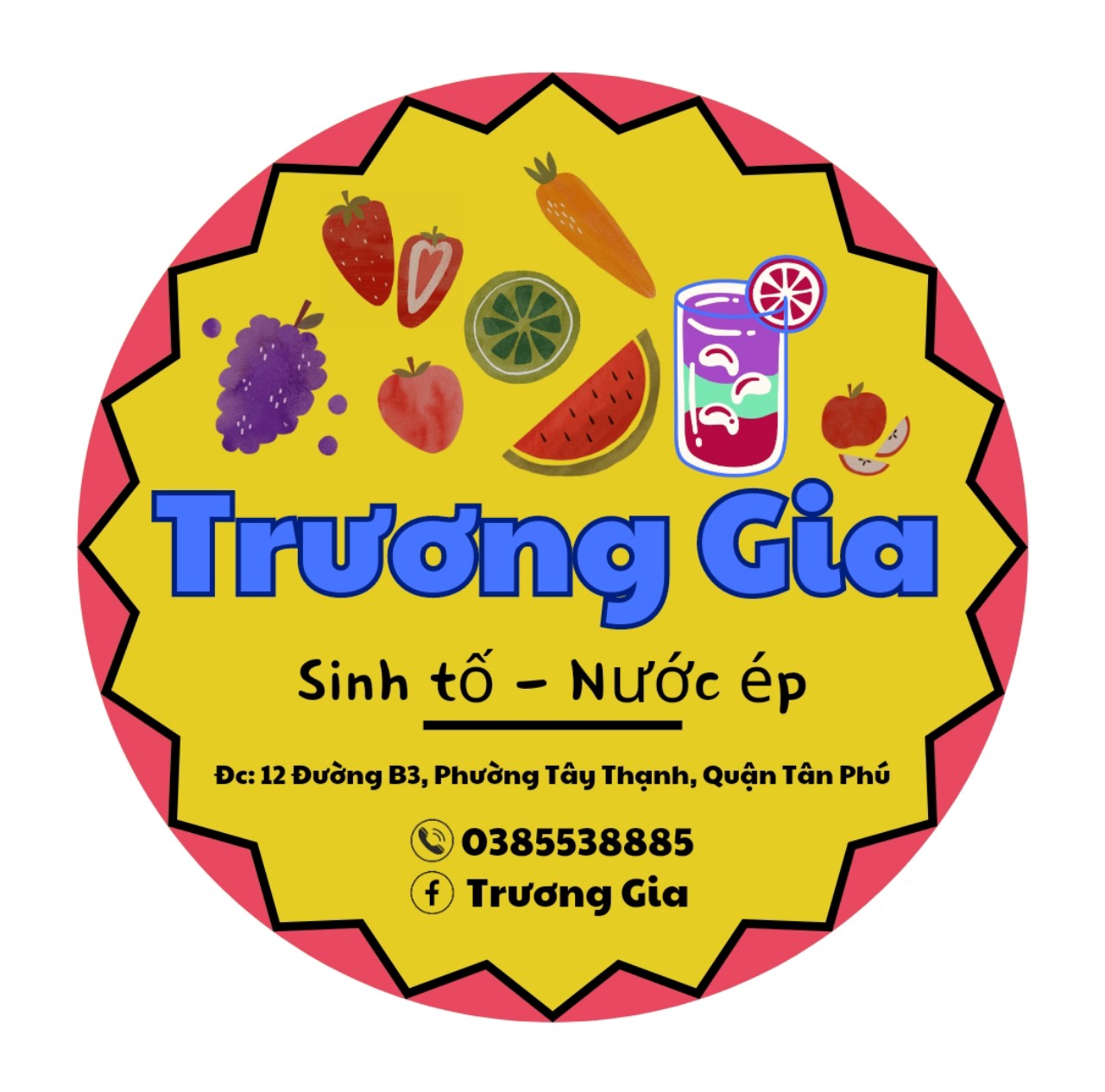 Trương Gia - Sinh Tố & Nước Ép - Đường B3