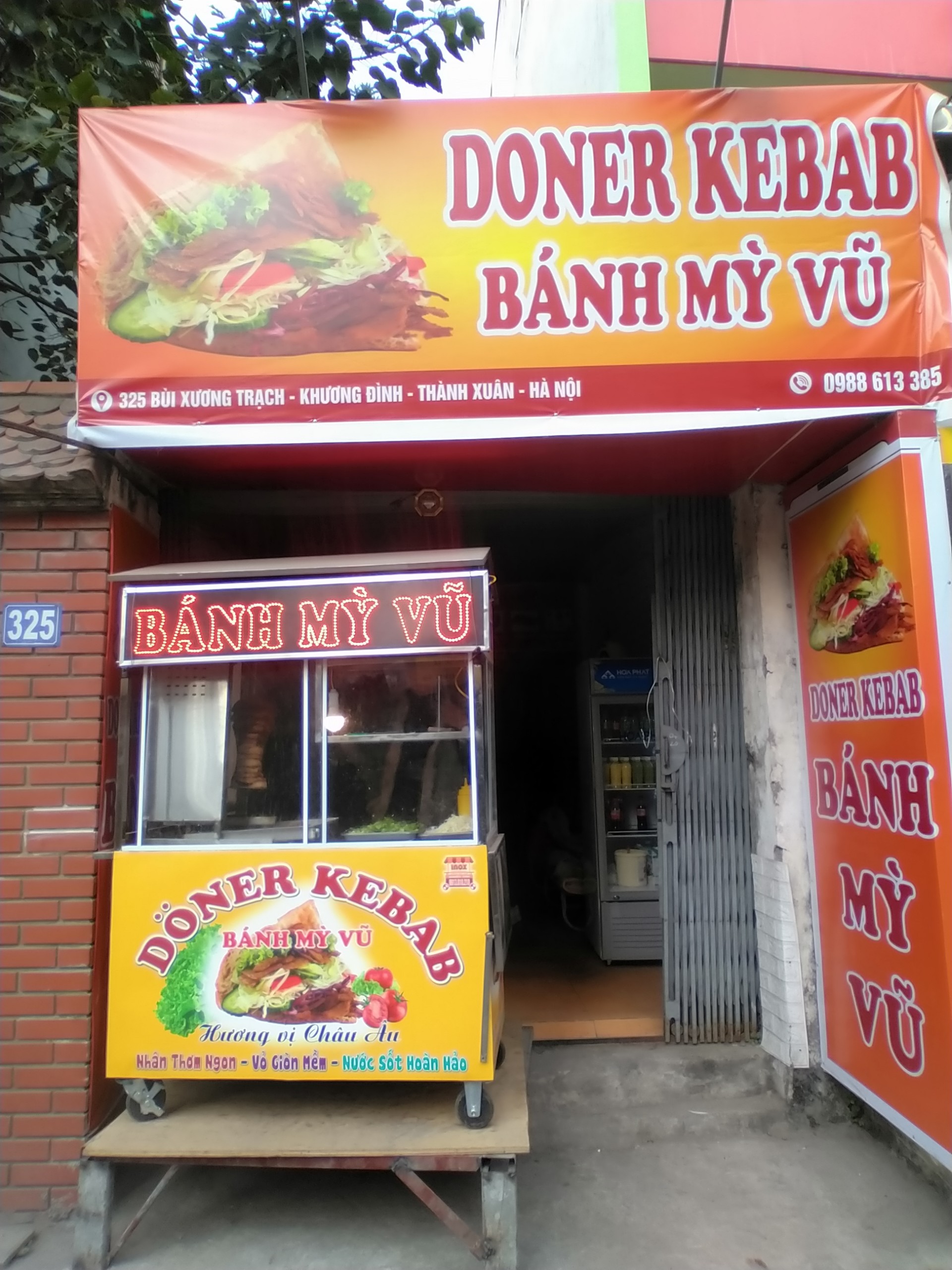 Bánh Mỳ Donner Kebab Bánh Mỳ Vũ - Ăn Vặt - Bùi Xương Trạch
