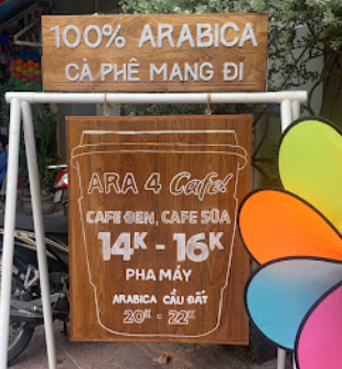100% Arabica Coffee - Lê Văn Việt